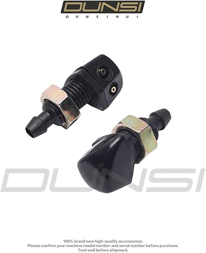 Miniatura 4 de DUNSIHUI 2 unids 0.394 in universal coche delantero limpiaparabrisas limpiaparabrisas limpiaparabrisas limpiador boquilla reemplazo para Cmary