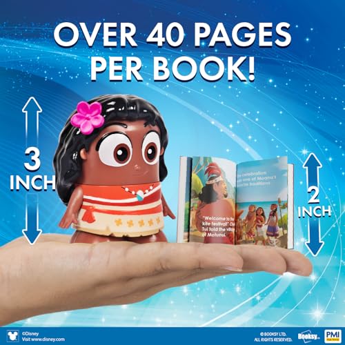 Disney Booksy Collectibles, Mini Storybooks, Stitch, Simba, Elsa & Moana - image 4