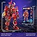 MyBuild Sci-Fi Rita 5028 – Red Armor Mech with Battle Axe | Collectible Robot Building Set | Ages 14+