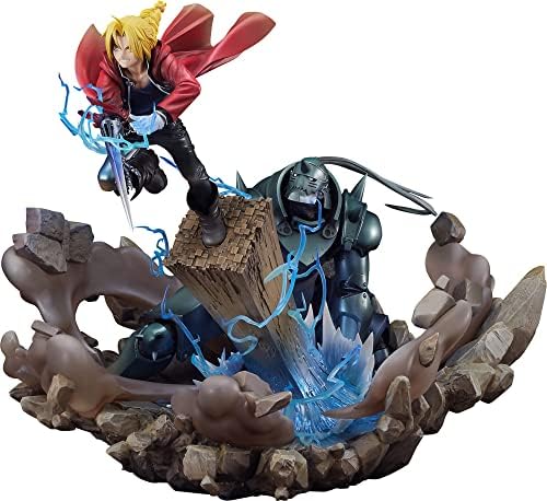Myethos Fullmetal Alchemist: Brotherhood – Edward and Alphonse Elric Statue, Multicolor
