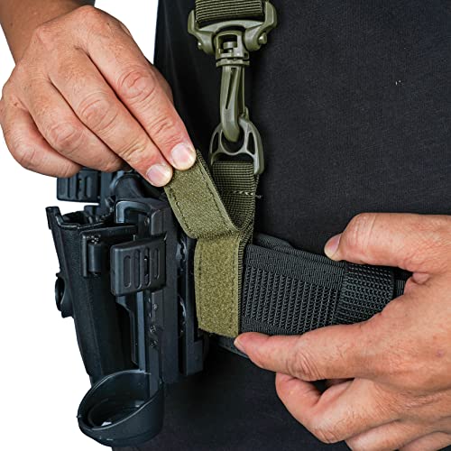 Image of MELOTOUGH Tactical Suspenders for Duty Belt,Breathable Padded Adj H-Harness w /YKK Hooks,Heavy Duty Police Law Enforcement