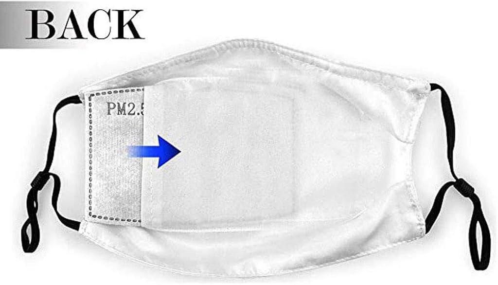 10PCS Color Print Background Anti Pollution Face Shields Dust Scarf Washable and Reusable Bandanas Headbands Headwear With 20PCS Filter: Clothing, Shoes & Jewelry