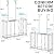 2PK - SimpleHouseware Over The Cabinet Door Organizer Holder, Silver