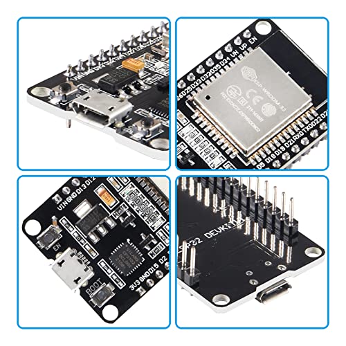 Módulo ESP32 Alinan de desarrollo WiFi con NodeMCU y chip CP2102, pack de 4 unidades 4