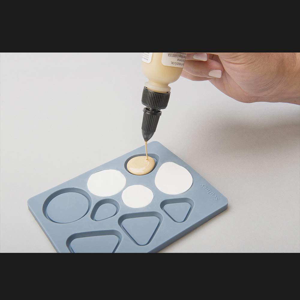 Sculpey Silikon-Backform Für Schmuck – Bakeable Lünettenform, 12,7x9,5 Cm