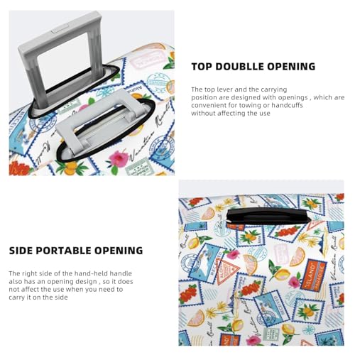 Travel Luggage Cover - Stamp Washable Suitcase Covers Protector Fits 18-32 Inch Luggage3
