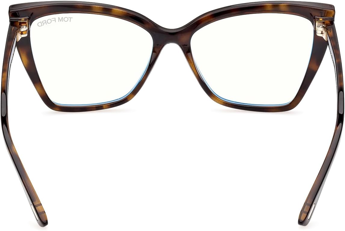 Tom Ford Eyeglasses FT 5844 -B 052 Matte Havana âÂ€Âœtã¢Â€ Logo