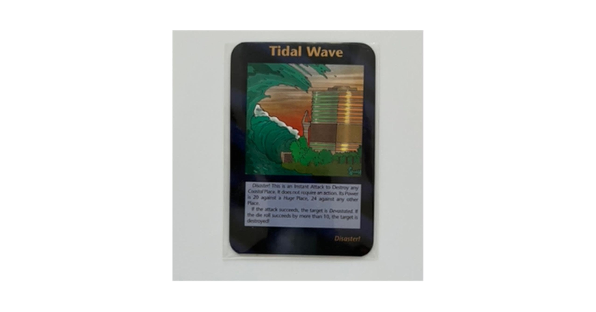 Amazon.co.jp: 初期版 イルミナティカード Tidal Wave 津波