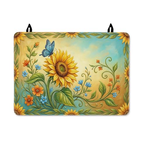 Protéger plaque induction des rayures : Housse tournesol lavable - 2