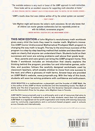 Jump at Home: Grade 7 (JUMP at Home Math Workbooks) - Image 2