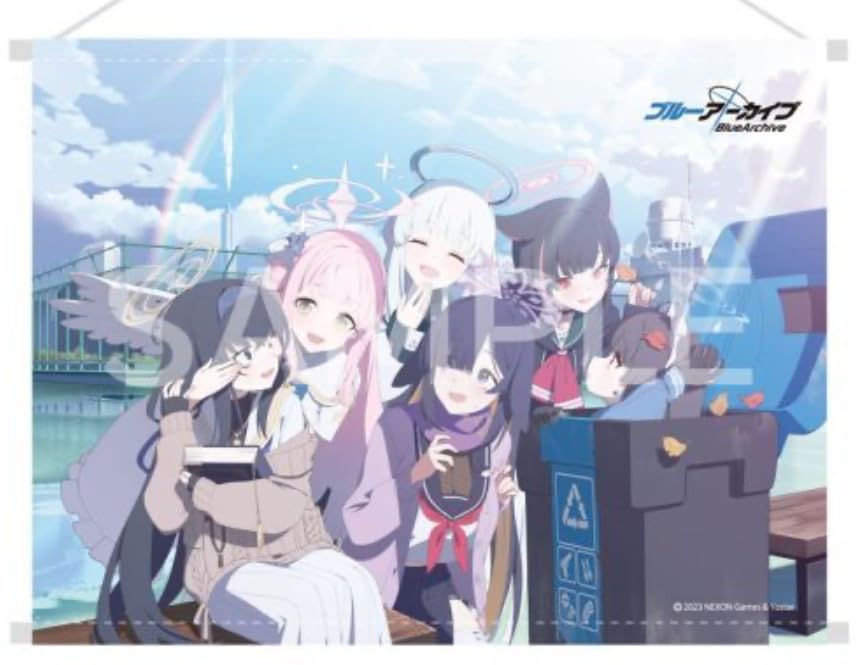 Amazon.co.jp: WスエードB2タペストリー ブルーアーカイブ Blue