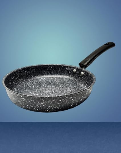 Veena@Home 2-Way Non Stick Frying Pan with Granite Finish, Omlette Egg Pan, Induction & Gas Fry Pan, Fish Pan ||fan1.10