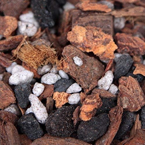 Miniatura 2 de Tierra para macetas con perlita, turba, musgo, coco, carbón y corteza de orquídea para Cattleya Dendrobium Oncidium Mezcla para macetas de corteza