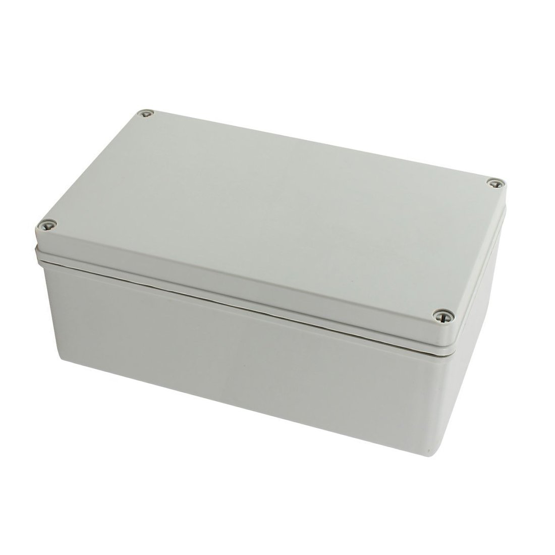 YXQ 250x150x100mm Junction Box Plastic IP65 Waterproof ABS Project Enclosure Case DIY Power Outdoor Gray(10''x 6''x 4'')