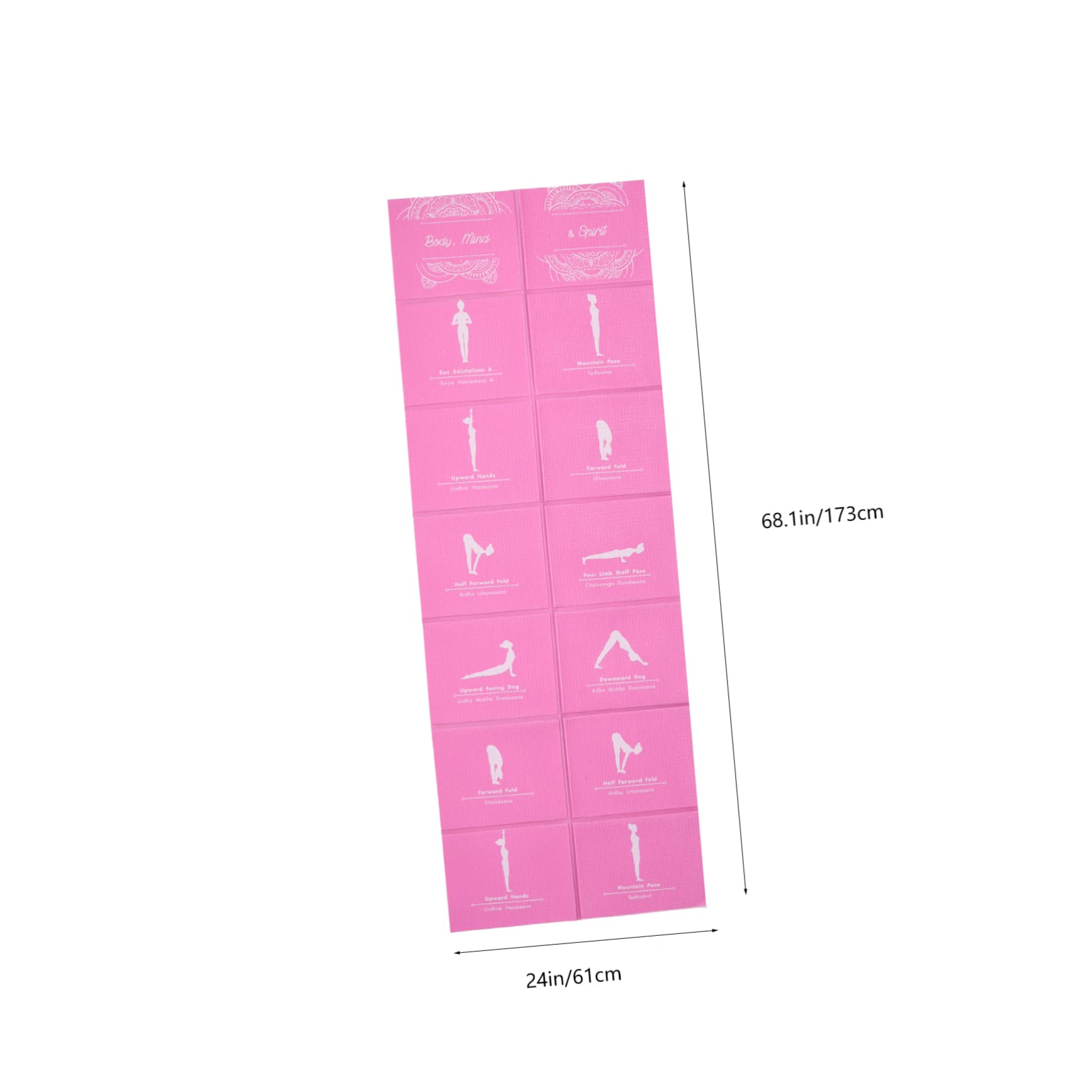 Rutschfeste Yogamatte für Frauen Fitnessmatte mit Leichtem Design für Yoga und Bodenübungen Tpe Tragetasche Hochwertige Langlebige Fitnessunterlage