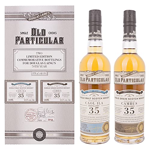 Douglas Laing Old Particular 70th Anniversary Double Pack mit Geschenkverpackung Whisky (1 x 1 l)