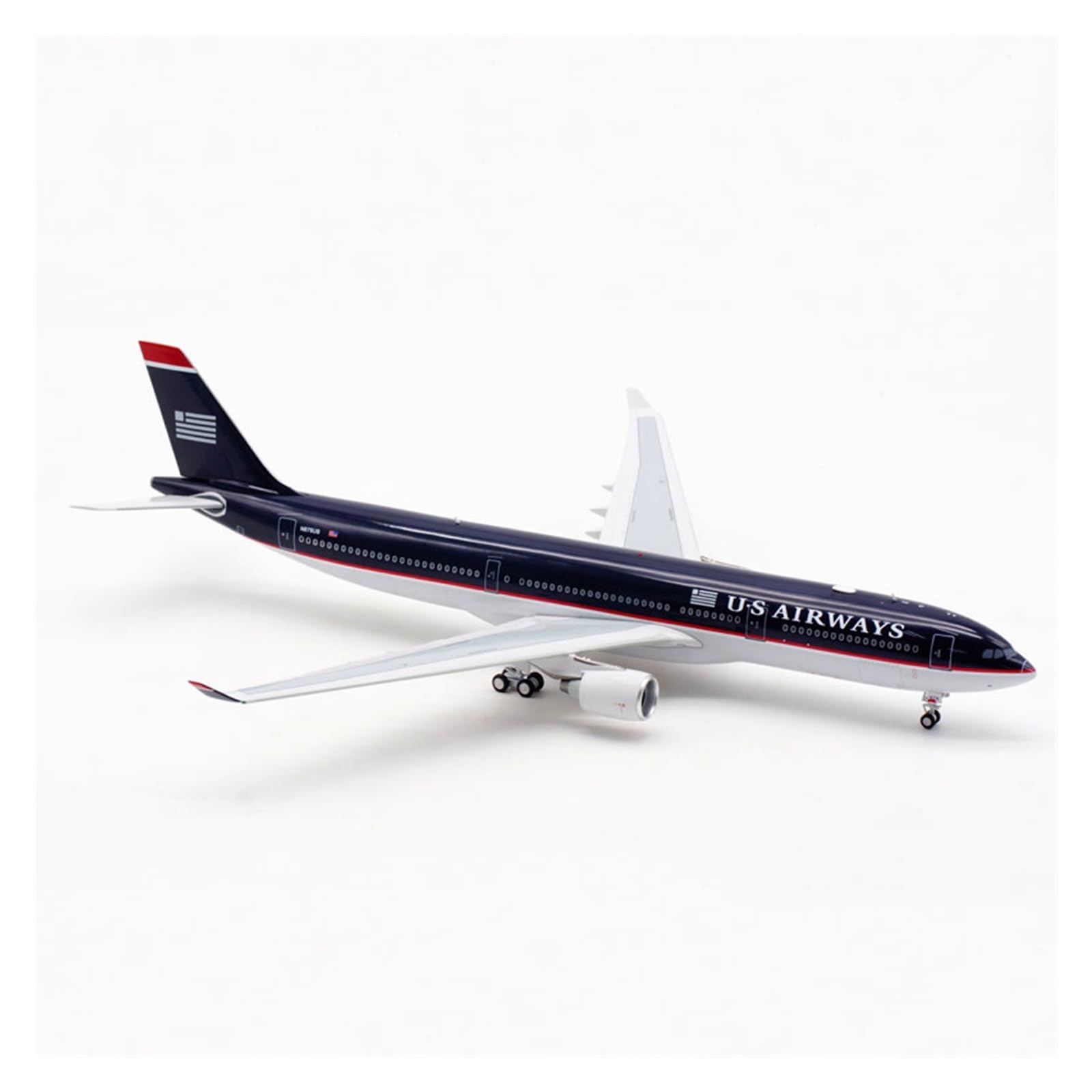 CLMJHG Vintage Classics samolot w skali 1:200 dla A330-300 N678US US Airways Airlines Model samolotu zabawki Samolot odlewany stop metalu samolot prezenty dla dzieci