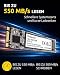 Intenso Top M.2 SSD SATA III 512GB - Interne Festplatte 550MB/s