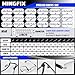 Eyeglass Sunglass Repair Kit,MINGFIX Magnetic Eye Glasses Repairing Tool Kit with Assorted Screws,Nose Pads,Small Screwdriver Bit Set & Tweezer with Mini Travel Case for Glasses,Sunglasses and Others