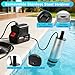 Eirolace Akku Wasserpumpe,Mit 18V Ma-kita Akku,120W,Mit 3M Kabel & Anschluss,Tragbare Wasserpumpe Sumpfpumpe Für Garten,Auto,Pool,Camping,Ke...