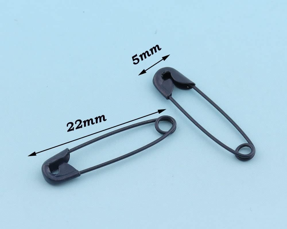 Spille di Sicurezza Dorate, 20 Spille di Sicurezza Blu Scuro da 19 mm/22 mm, Mini Spille in Metallo, Spille for Sciarpe, Spille for Maglieria, Spille Fai da Te for Indumenti.(22mm)