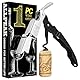 Allpeak Kellnermesser Korkenzieher Wein Weinöffner - 1PC Vielseitig Korkenzieher Weinflaschenöffner Wine Opener Bottle Opener Wein öffner, Küche, Kochen & Backen Barzubehör Kellnermesser - Schwarz