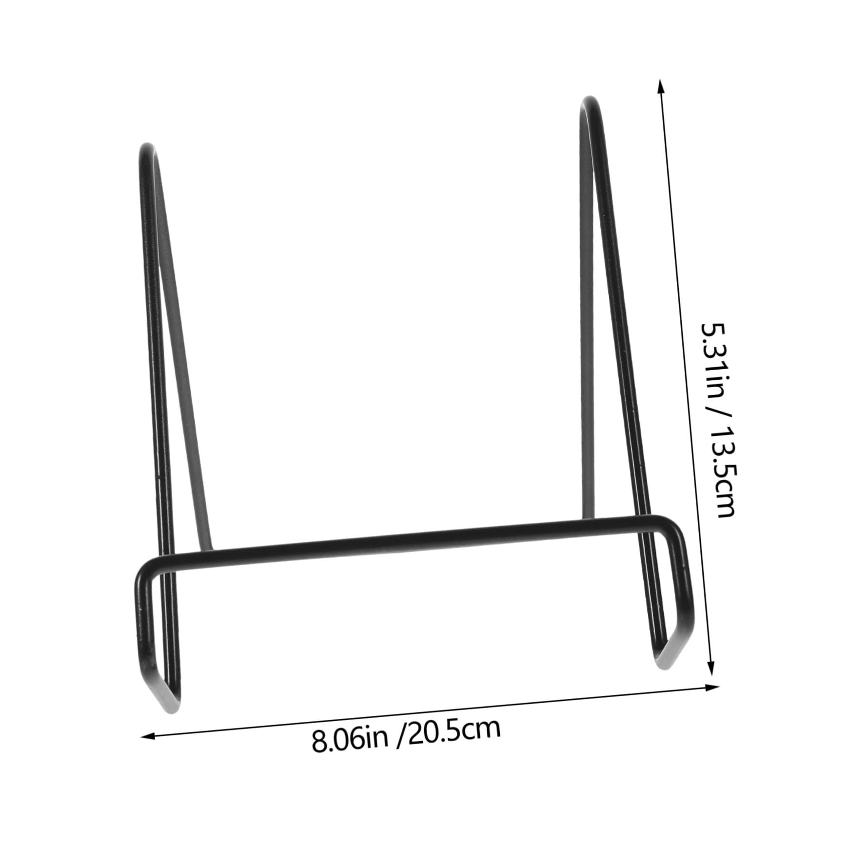 GOOHOCHY 3pcs Metal Plate Display Stand Wrought Photo Frame Holder for Tabletop Elegant Showcase for Plates Art and Home Office and Events