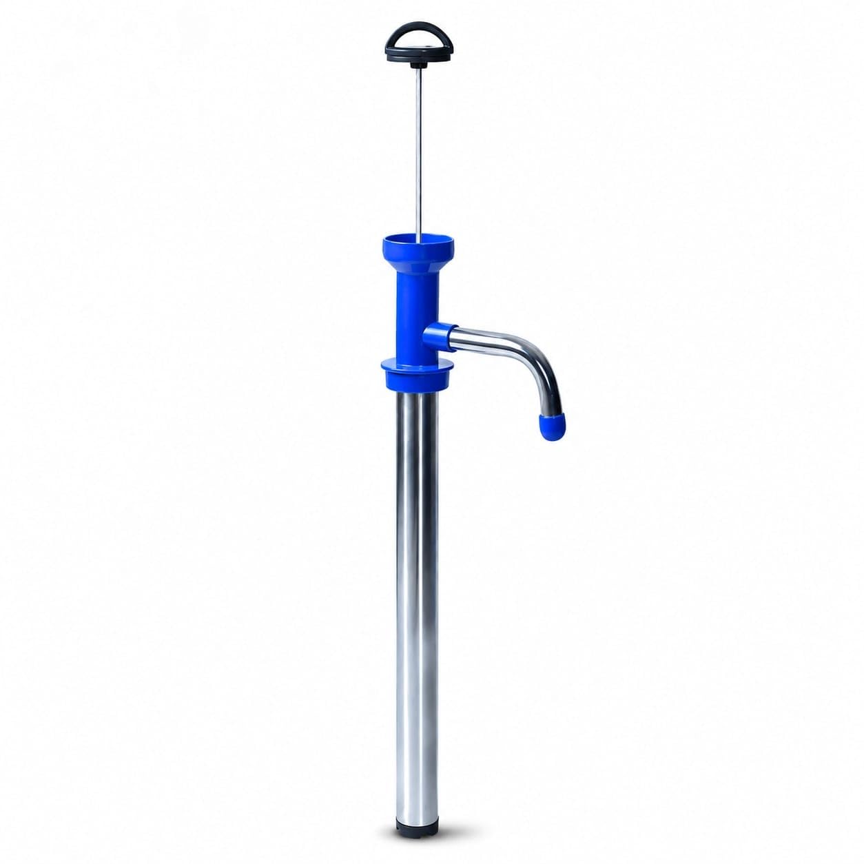 Manual Liquid Dispenser Pump for 20 Litre Water & Oil Can | Food Grade Reusable Hand Press Pump | Universal Fit for Edible Oil, Cooking Oil, Detergent, Syrup & Other Liquids | Heavy Duty Blue | Food Grade, Universal Fit, Hand Press Pump, Heavy Duty, Reusable-image-1