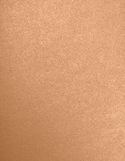 8 1/2 x 11 Cardstock - Copper Metallic (50 Qty) | Perfect for Holiday crafting, invitations, scrapbooking and so much more! | 81211-C-27-50