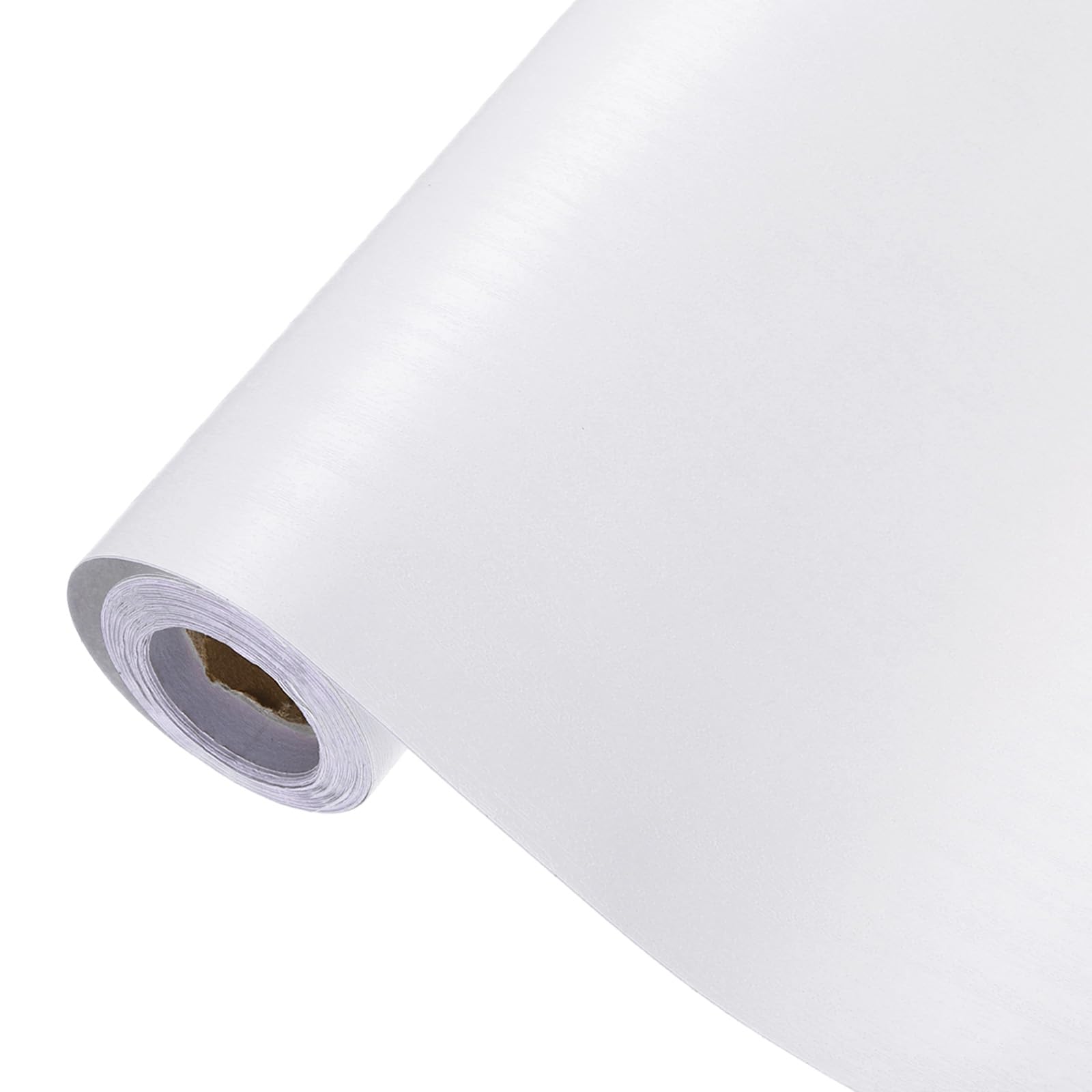 Papier adhésif bois blanc 10m pour rénover meuble et armoire