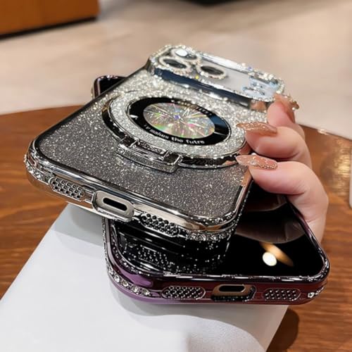 Coque iPhone 14 Pro Max or à paillettes pour illuminer vos soirées - 2