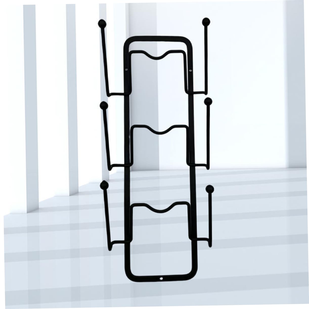 Cabilock 2pezzi Organizer per Coperchi di Pentole Portacoperchi Decorativo per Installazione Design Forma di U Protezione Contro Graffi Pratico per Casa