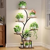 BACEKOLL Plant Stand Indoor with Grow Lights, 7...