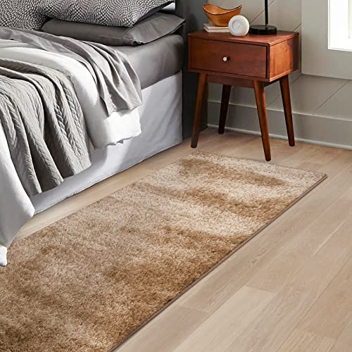 KARAT Bettvorleger Elite - Flokati Bettumrandung - Teppich Läufer für Schlafzimmer Wohnzimmer -...