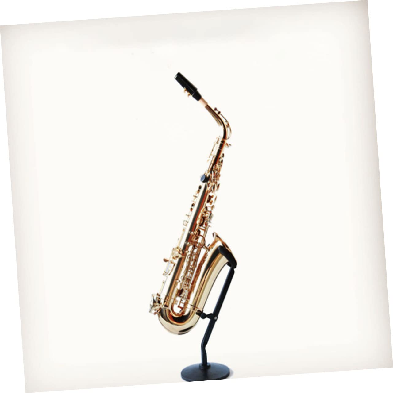 Garneck Supporto per Sassofono in Ferro Spugna Antiscivolo, Robusto e Facile da Montare, Adatto a Sax Contralto per Uso Professionale e Domestico