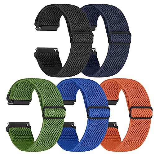 Bracelets de rechange pour Fitbit Versa contre les irritations en nylon tressé réglable - 2