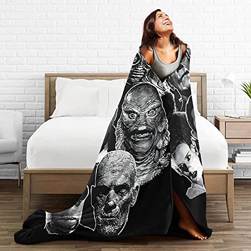 Mioolkt Frankenstein Blanket Throw Blankets Ultra Soft Flannel Lightweight Throws For Couch, Bed thumb #4