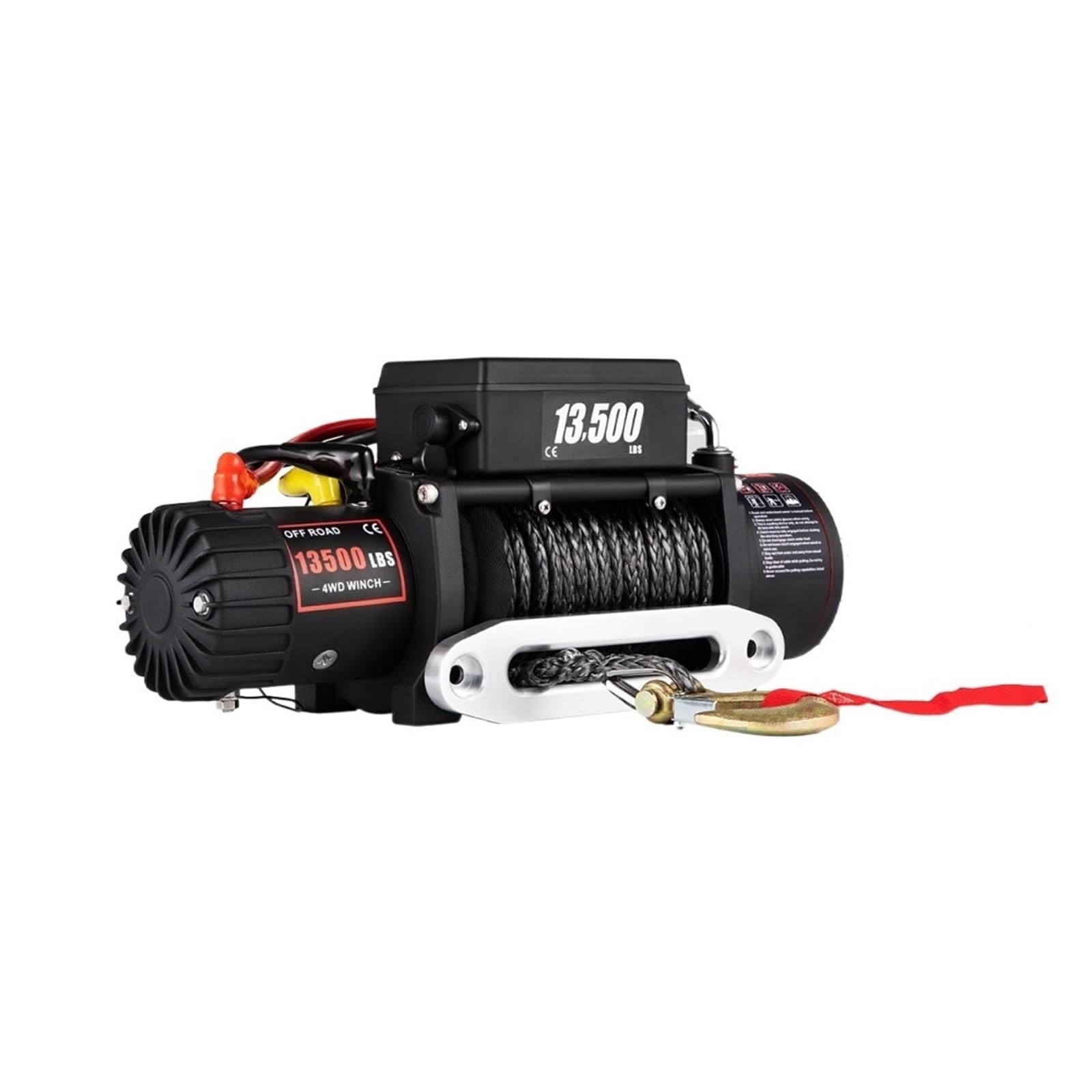13500 LBS 12V Verricello Elettrico Verricello di Traino Sintetico Verricello di Sollevamento for 4X4 Rimorchio for Auto ATV Camion Fuoristrada Barca Potente Sicuro