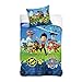 Housse Nordique en Microfibre 140 x 200 cm de Paw Patrol La Pat' Patrouille Beige