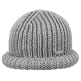 Insignia metálica de Barts Kangol Gorro Beanie Rolled Gris - Talla única