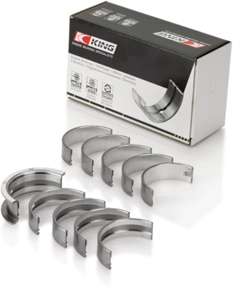 King Mini W10B16A/W11B16A (Size STD) Silicon Bi-Metal Aluminum Main Bearing Set