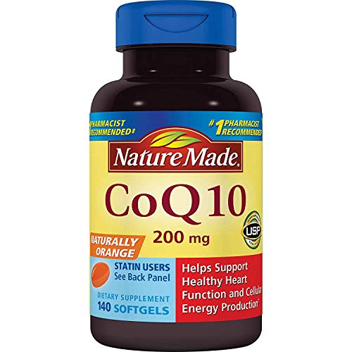 Nature Made Coq10 200 Mg, Naturally Orange, 1 Pack, 140 Count