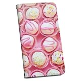 iPhone 16 Pro 6.3インチ 用 手帳型 ケース カバー マグネット式 スイーツ デザート ケーキ 025956