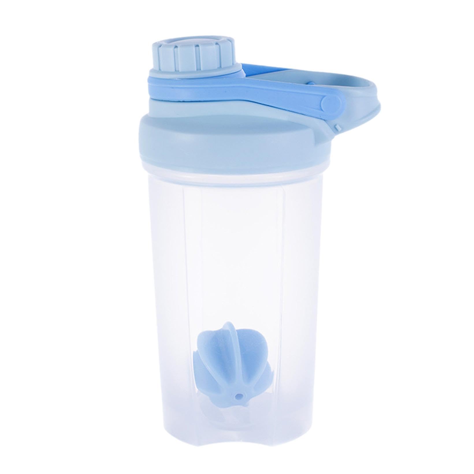 500ml Protein Shaker Bottles, Protable Mixer Bottle with Handle Loop | Milkshakes Blender Bottles, Drink Shaker Cups for Protein Shakes, Leak Proof Gym Travel Water Bottles with Screw-On Lid