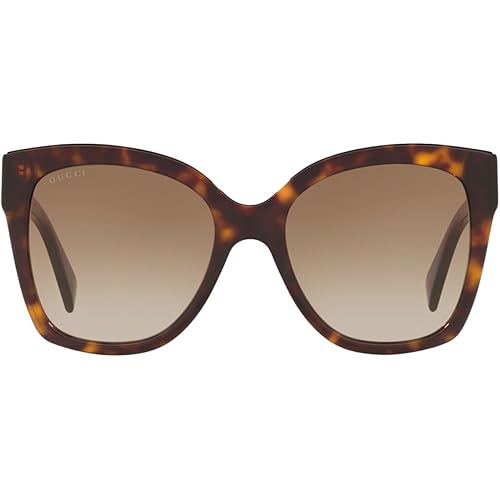 Gucci Brown Shaded Butterfly Ladies Sunglasses GG0459S 002 54