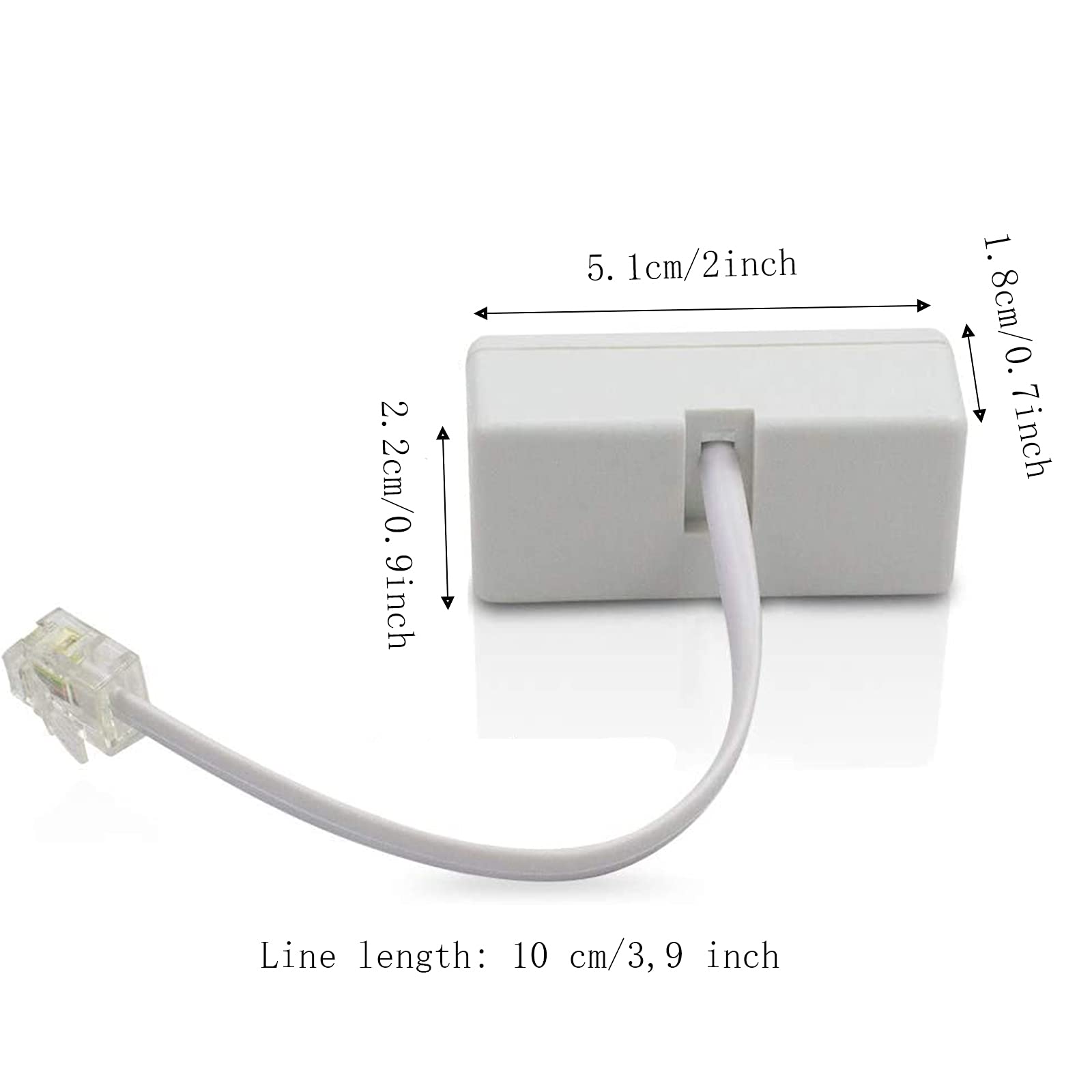 Connettore RJ11 Femmina Keystone CAT3 6P4C - Per Prese Telefoniche Senza Saldatura - Foto 12