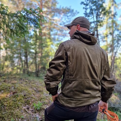 Full mundur Outdoorjacke Camo Jagdjacke Wanderjacke leichte Übergangsjacke winddichte Jacke wasserdichte Regenjacke atmungsaktive Funktionsjacke mit abnehmbarer Kapuze für Herren