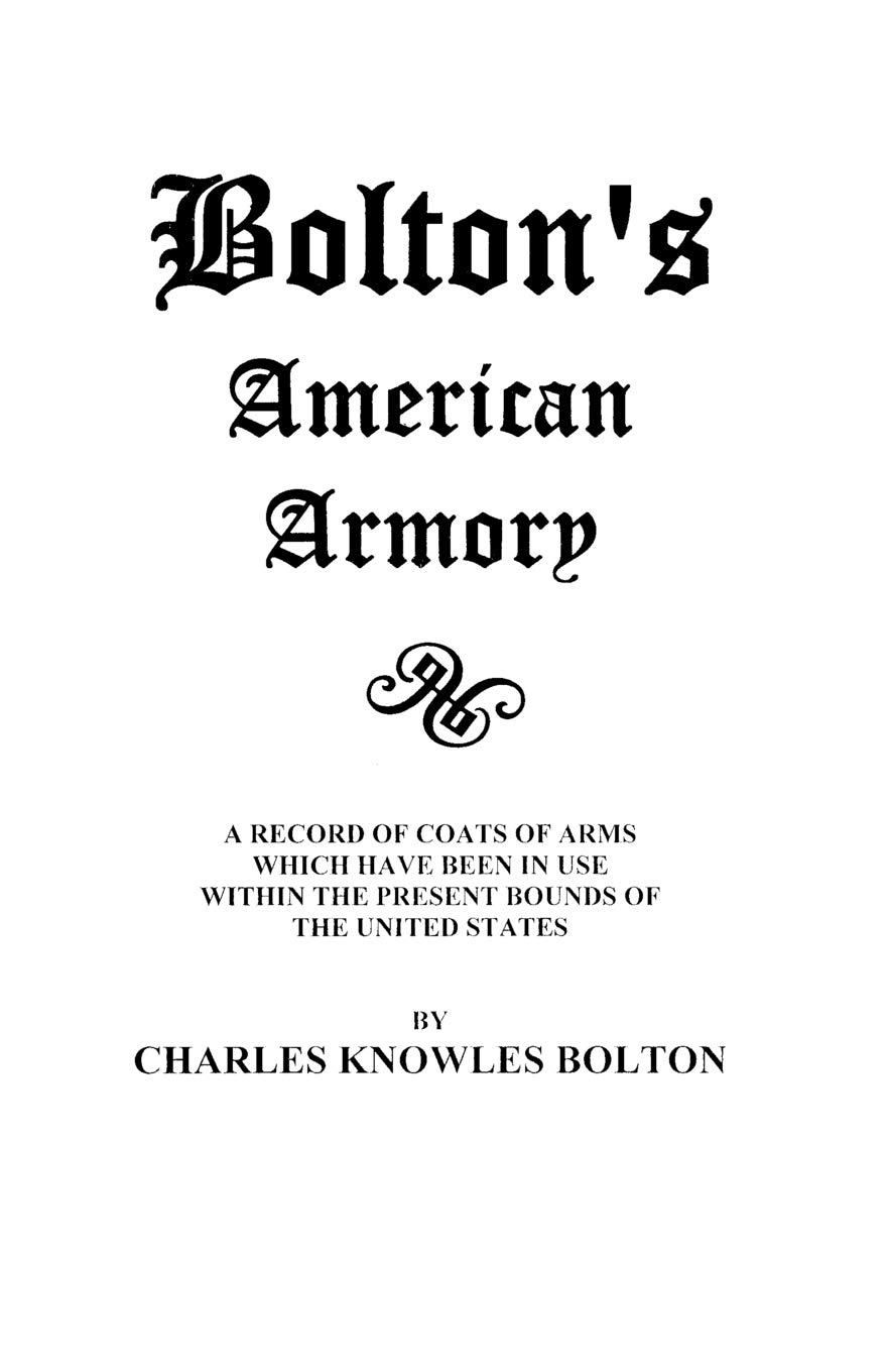 BoltonBolton's American Armory