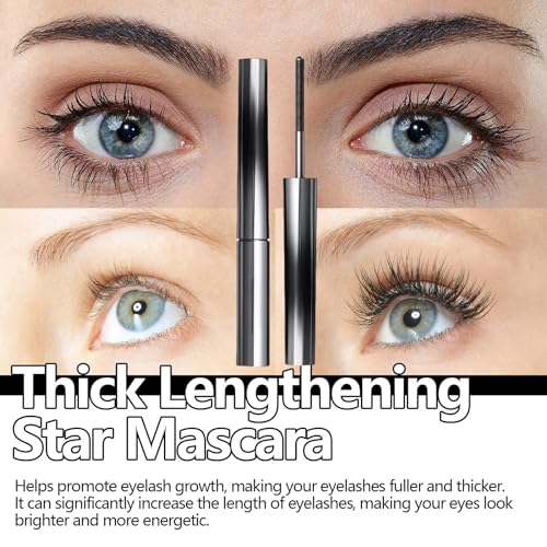 2PCS Judy Doll Mascara Black,Iron Strong Mascara,3D Curling Eyelash Iron Mascara,Flake Mascara Waterproof,Mascara Black Volume and Length Waterproof,Smudge Proof Mascara,Lengthening Mascara Black - Image 4
