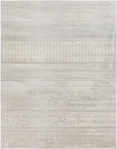 Livabliss Hana Modern Moroccan Area Rug,7'10" x 10'3",Silver Grey - Image 14